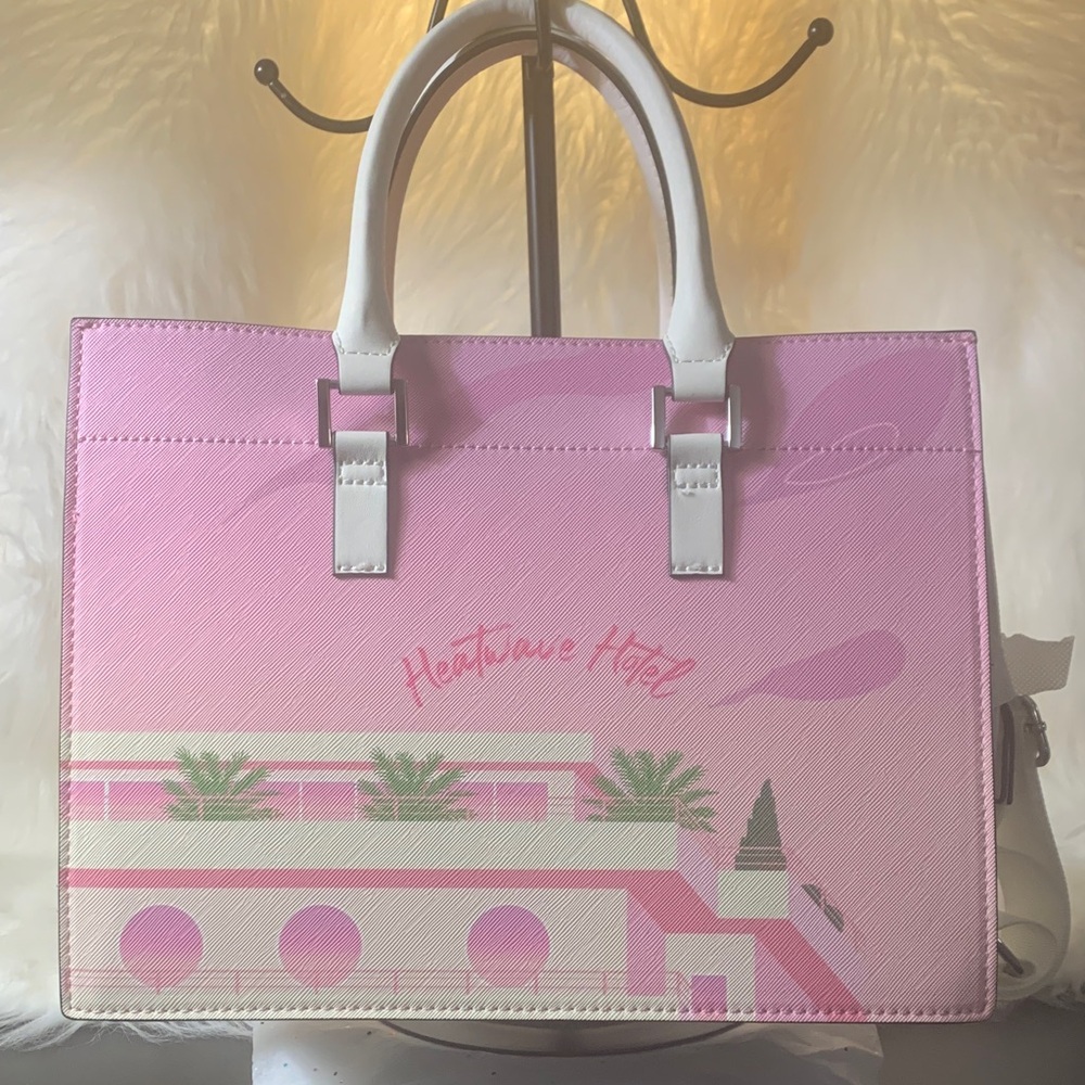 Aldo Heatwave Hotel Tote/Crossbody bag (NWT) Pink - Picture 3 of 13